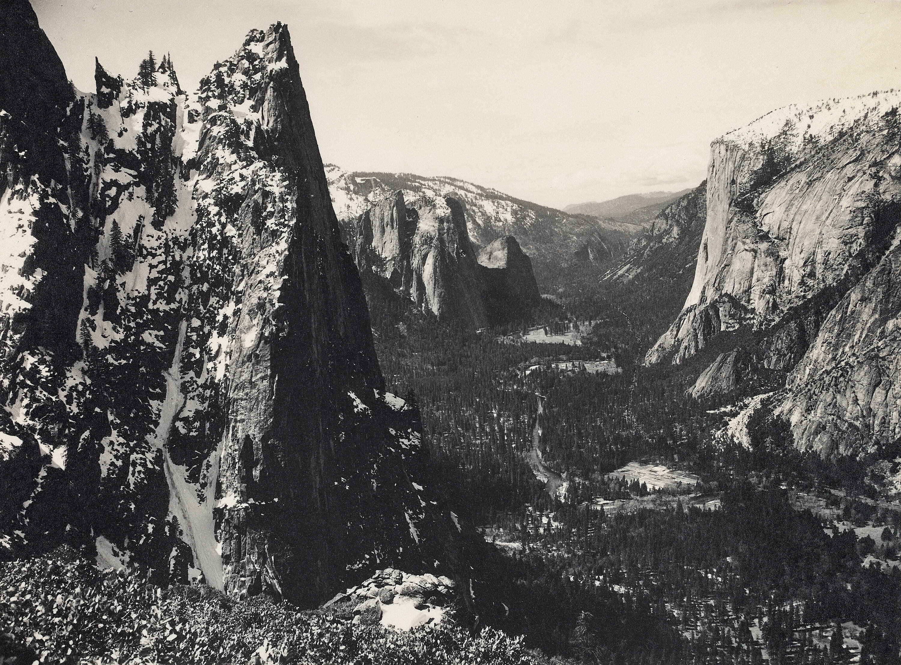 ANSEL ADAMS (1902–1984) - The Sentinel, Yosemite Valley, California 1923-1927