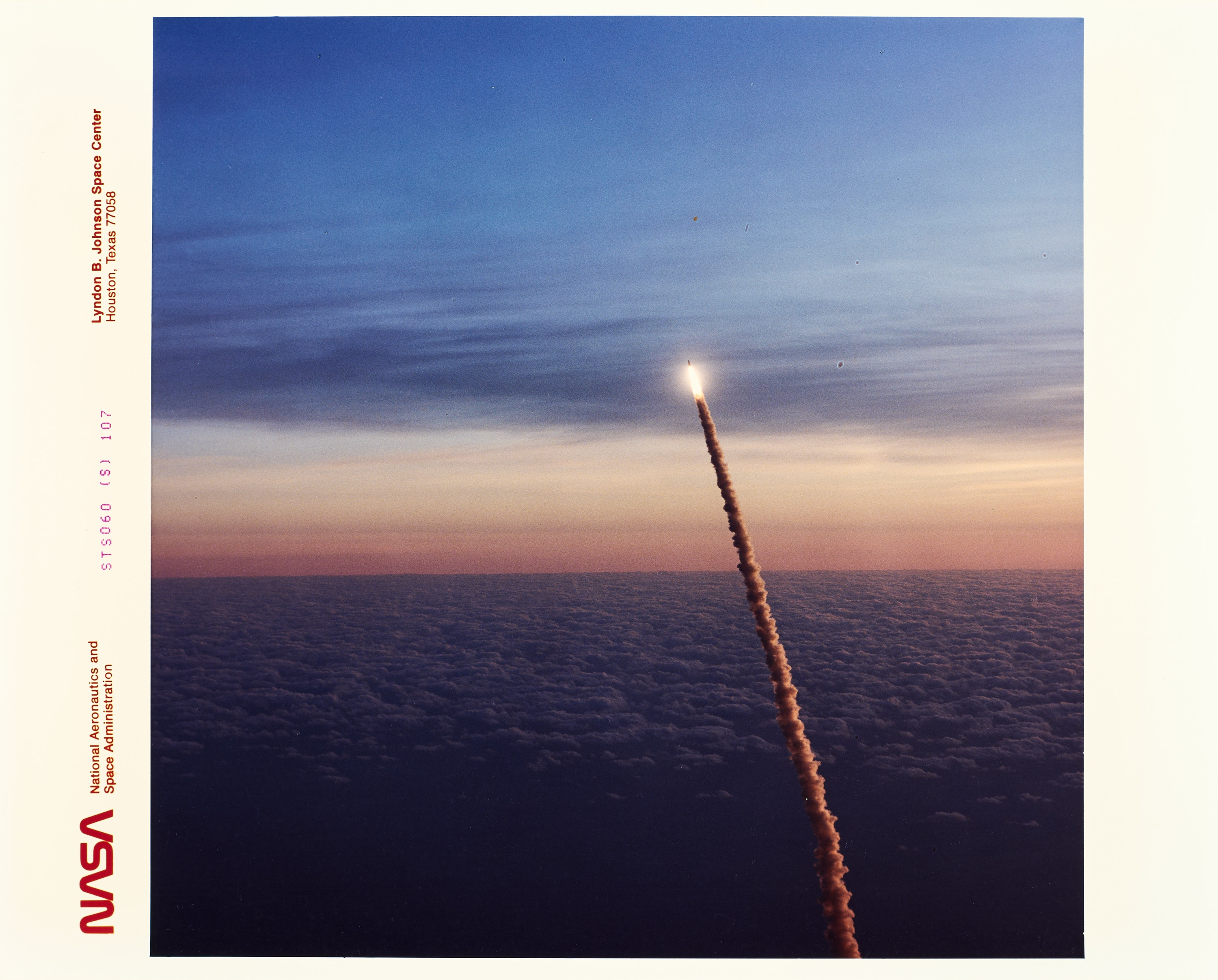 NASA - STS-60 Launch View, Florida 1994