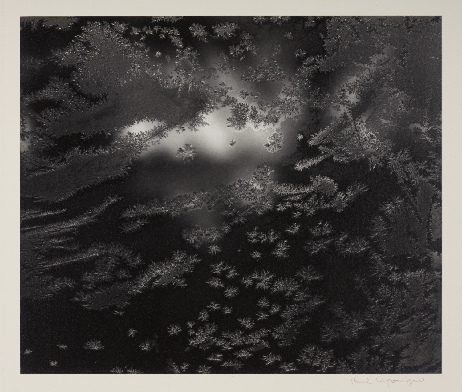 PAUL CAPONIGRO (* 1932) ‘Frost Window #1’, Revere, Massachusetts 1957