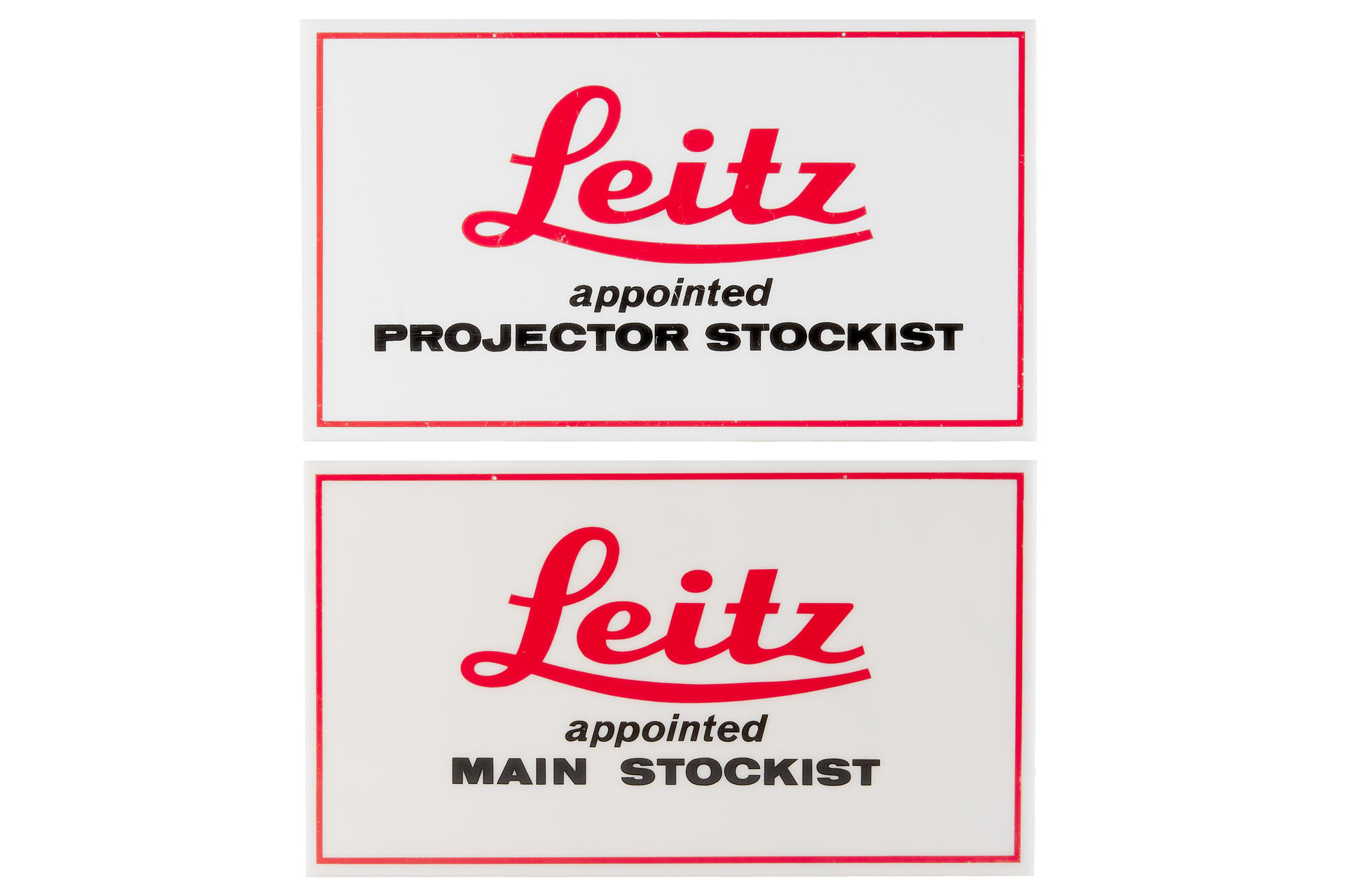 Leitz Vintage Store Signs Leitz Vintage Store Signs
