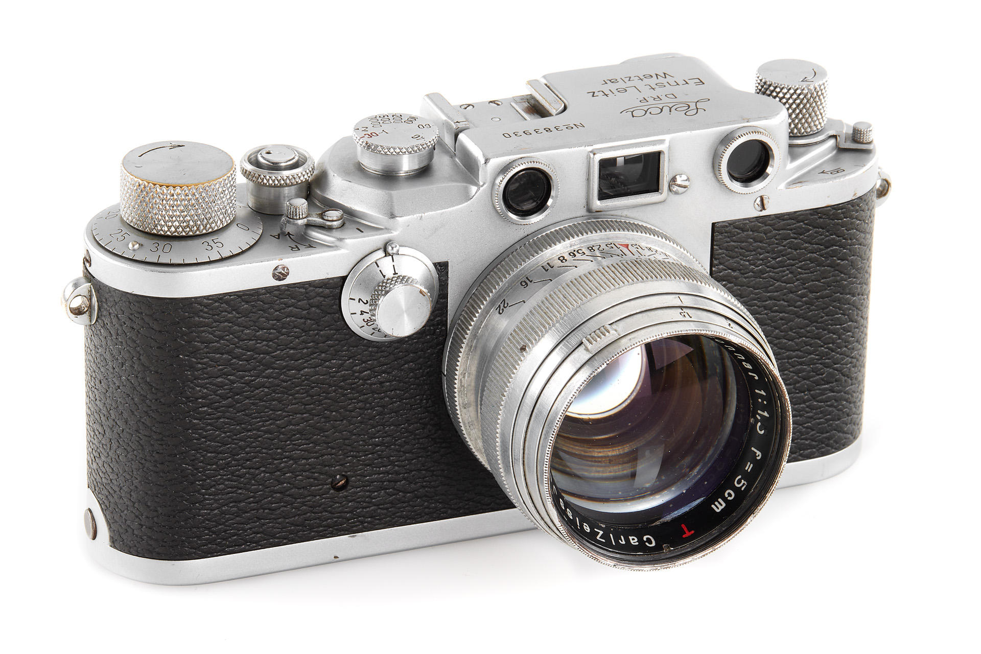Leica IIIc chrome with Sonnar 1.5/5cm