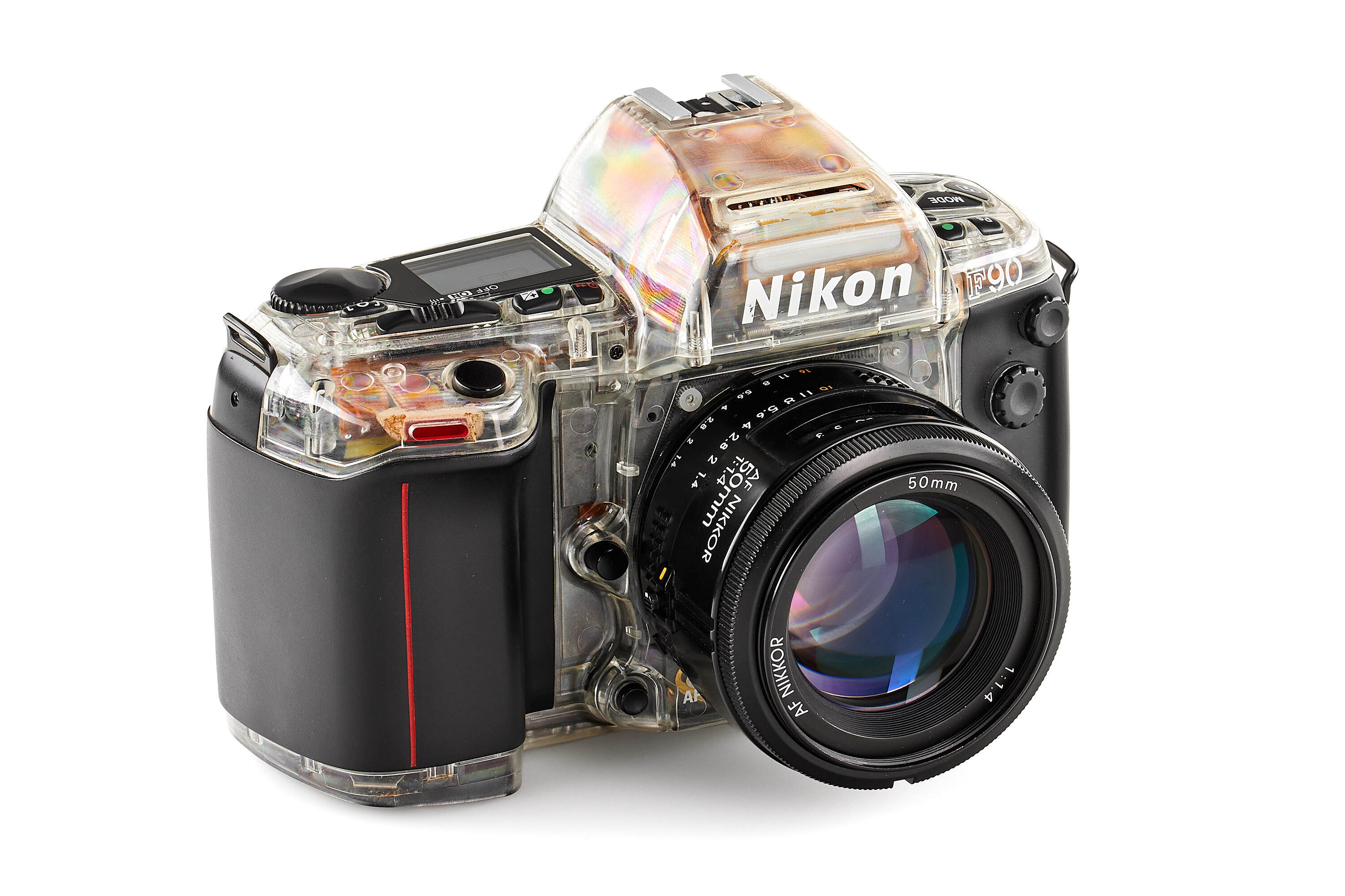 Nikon F90 transparent display model