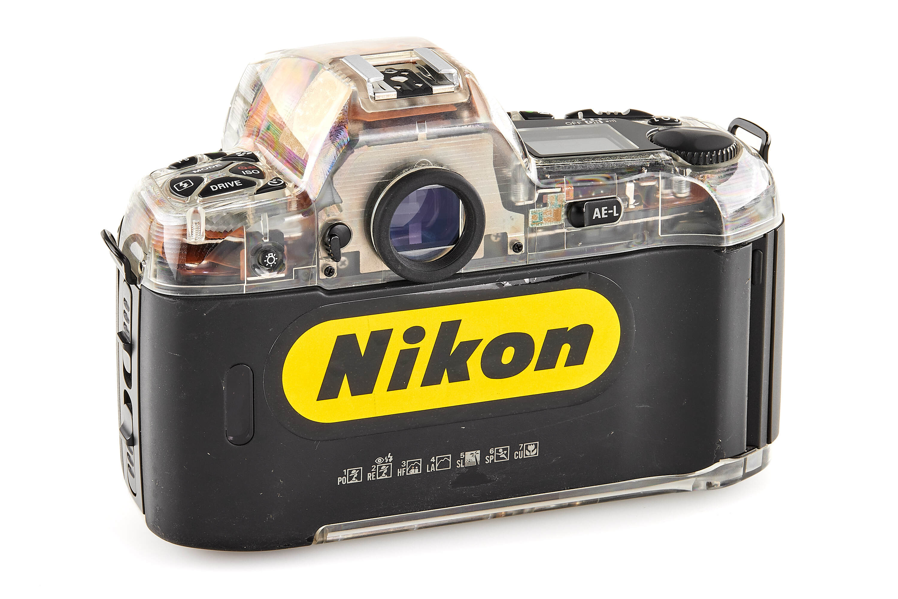 Nikon F90 transparent display model