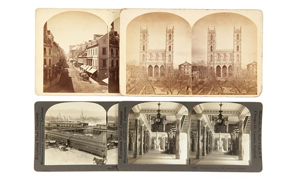 42 Stereographs of Canada including 10 by W. Notman