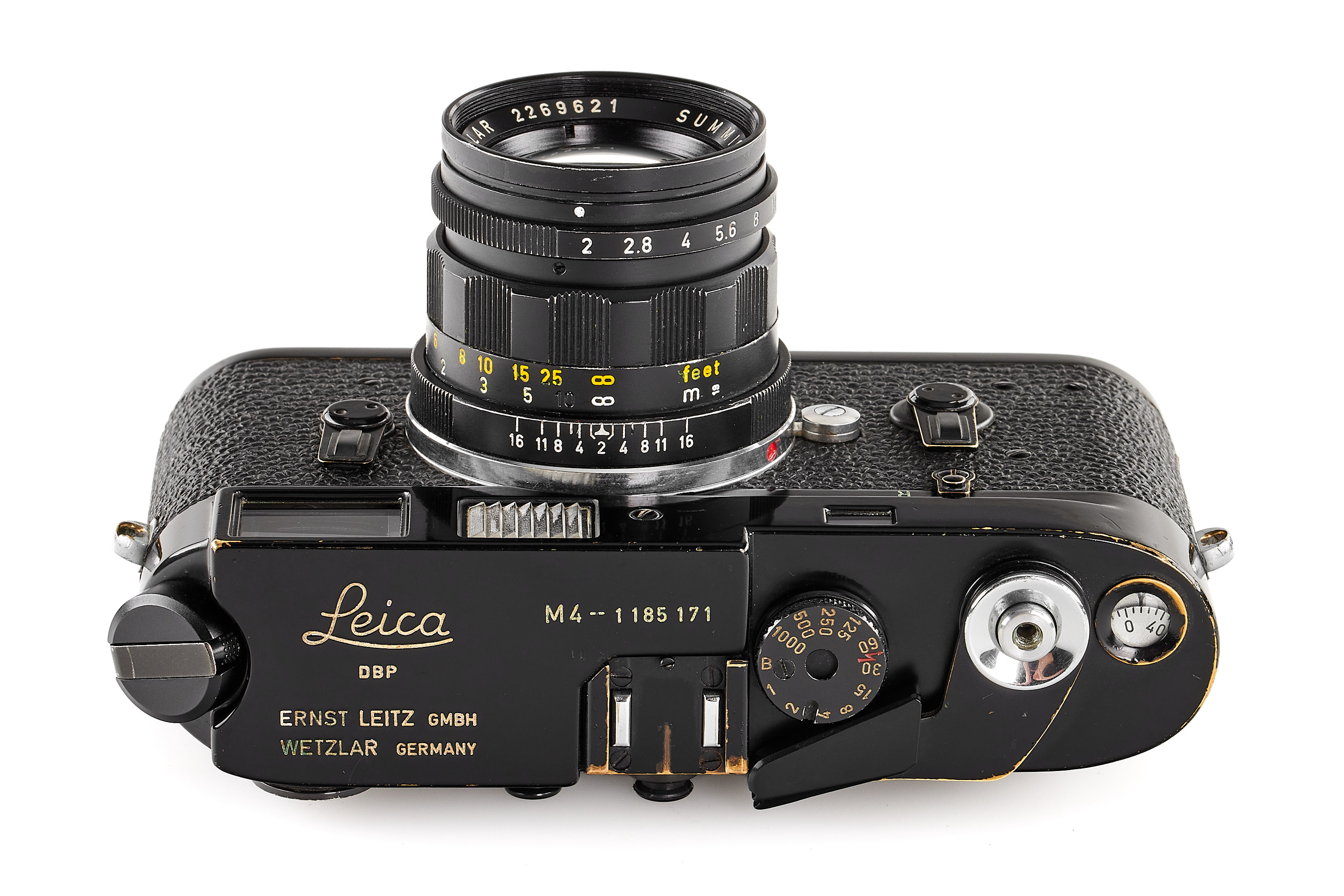 Leica M4 black paint with Summicron 2/50mm