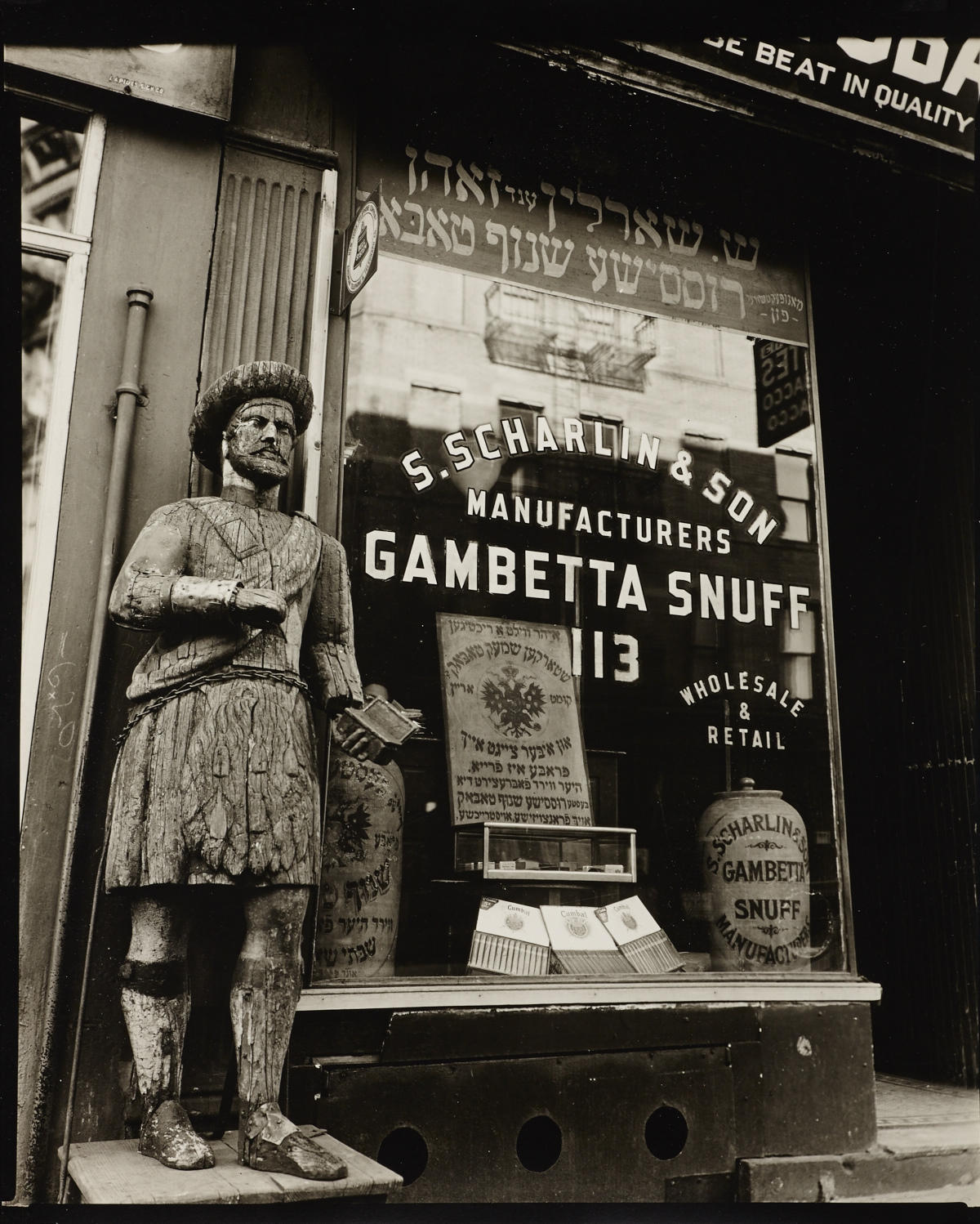 BERENICE ABBOTT (1898–1991) ‘Snuff Shop’, New York 1938