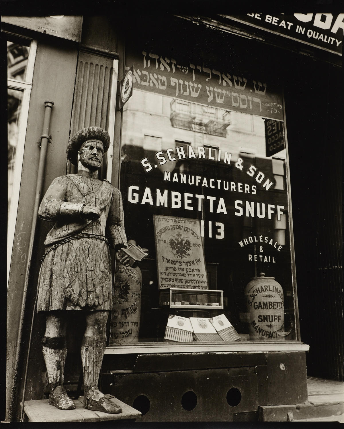 BERENICE ABBOTT (1898–1991) ‘Snuff Shop’, New York 1938 BERENICE ABBOTT (1898–1991) ‘Snuff Shop’, New York 1938