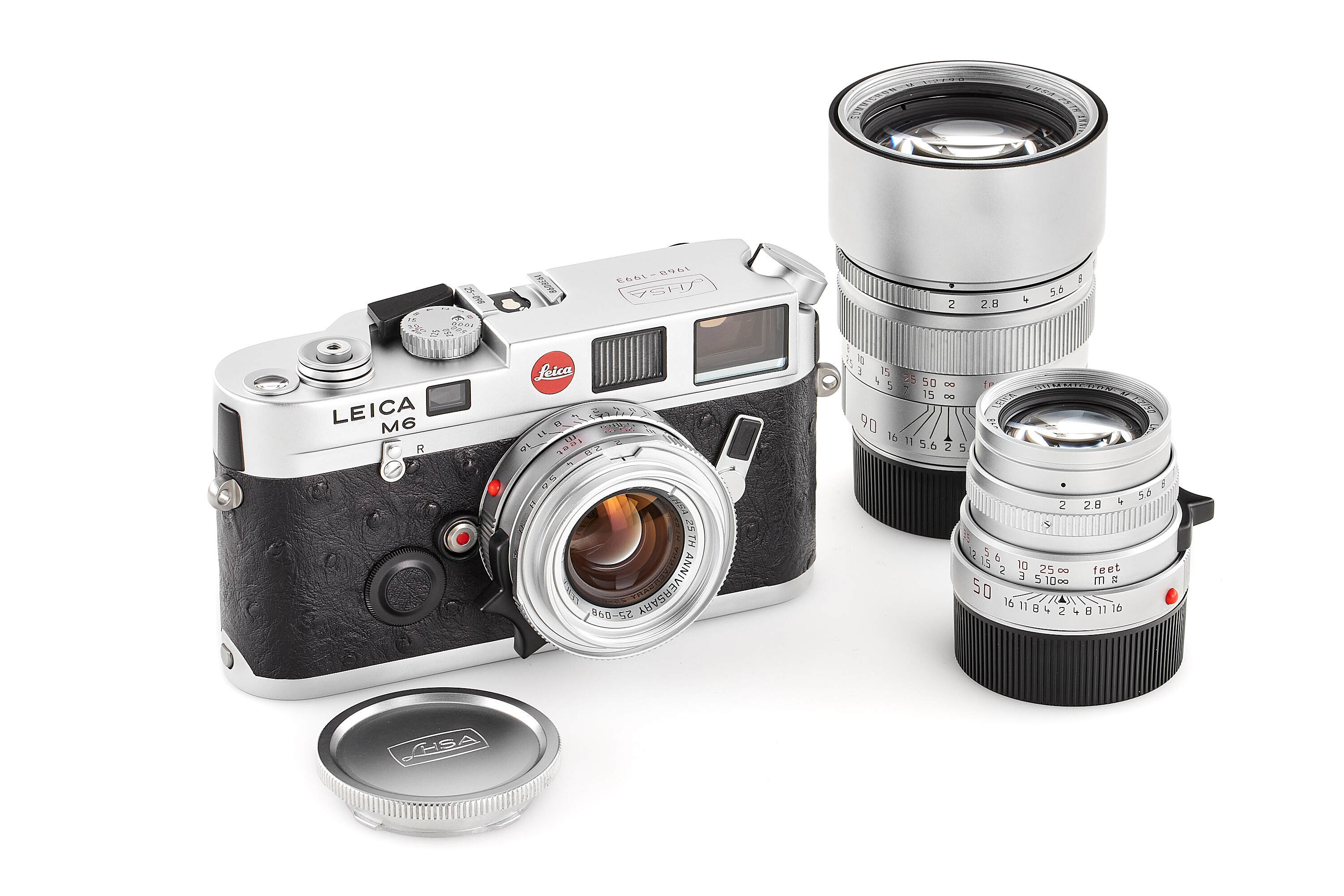 Leica M6 LHSA 1968-1993 Special Edition 3-lens outfit * Leica M6 LHSA 1968-1993 Special Edition 3-lens outfit *