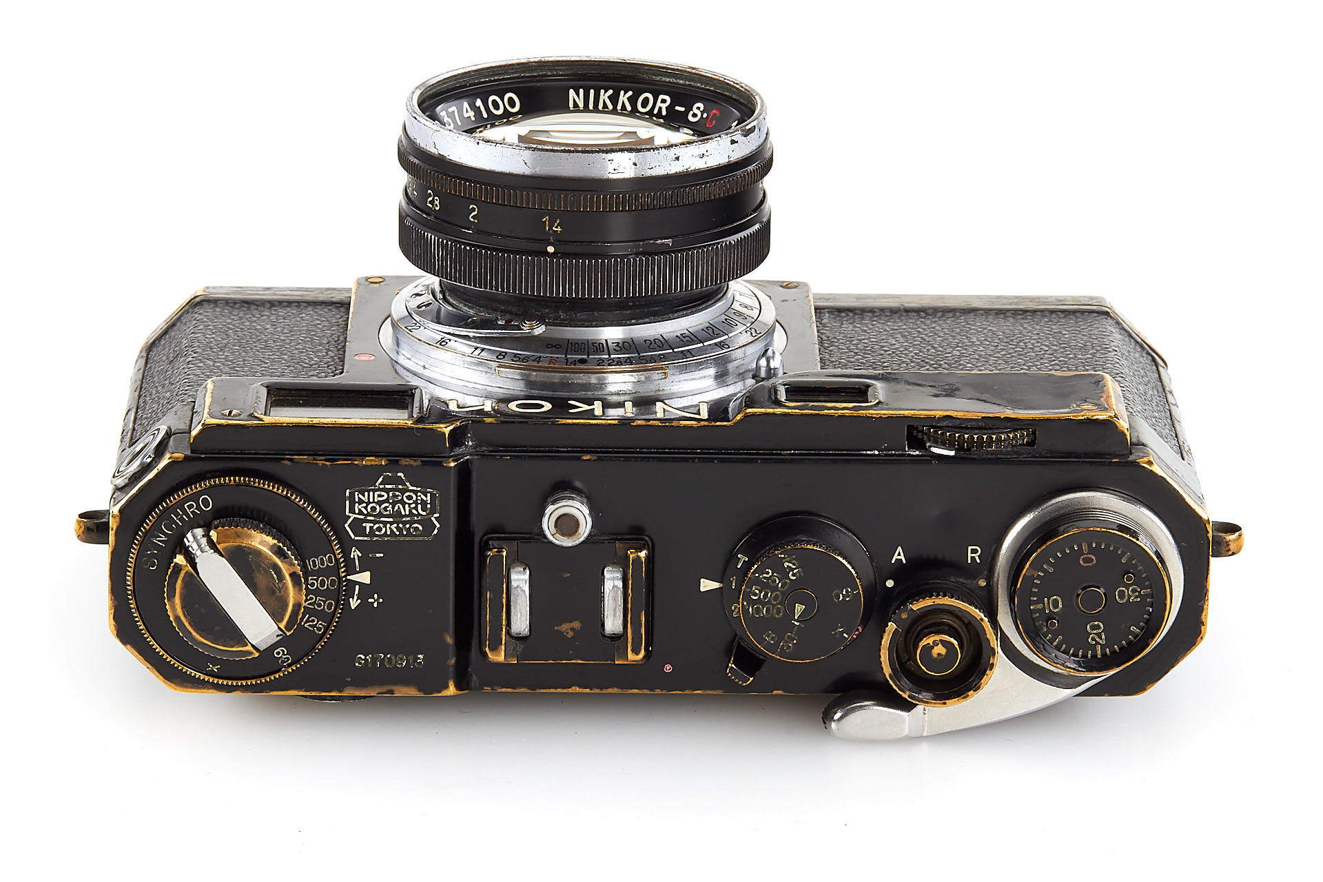 NIKON　S2　ブラックペイント　後塗り　希少　レア　フルセット　付属品多数 Yahoo!オークション - 【超レア】Nikon S2 後期 ボディ ニコン