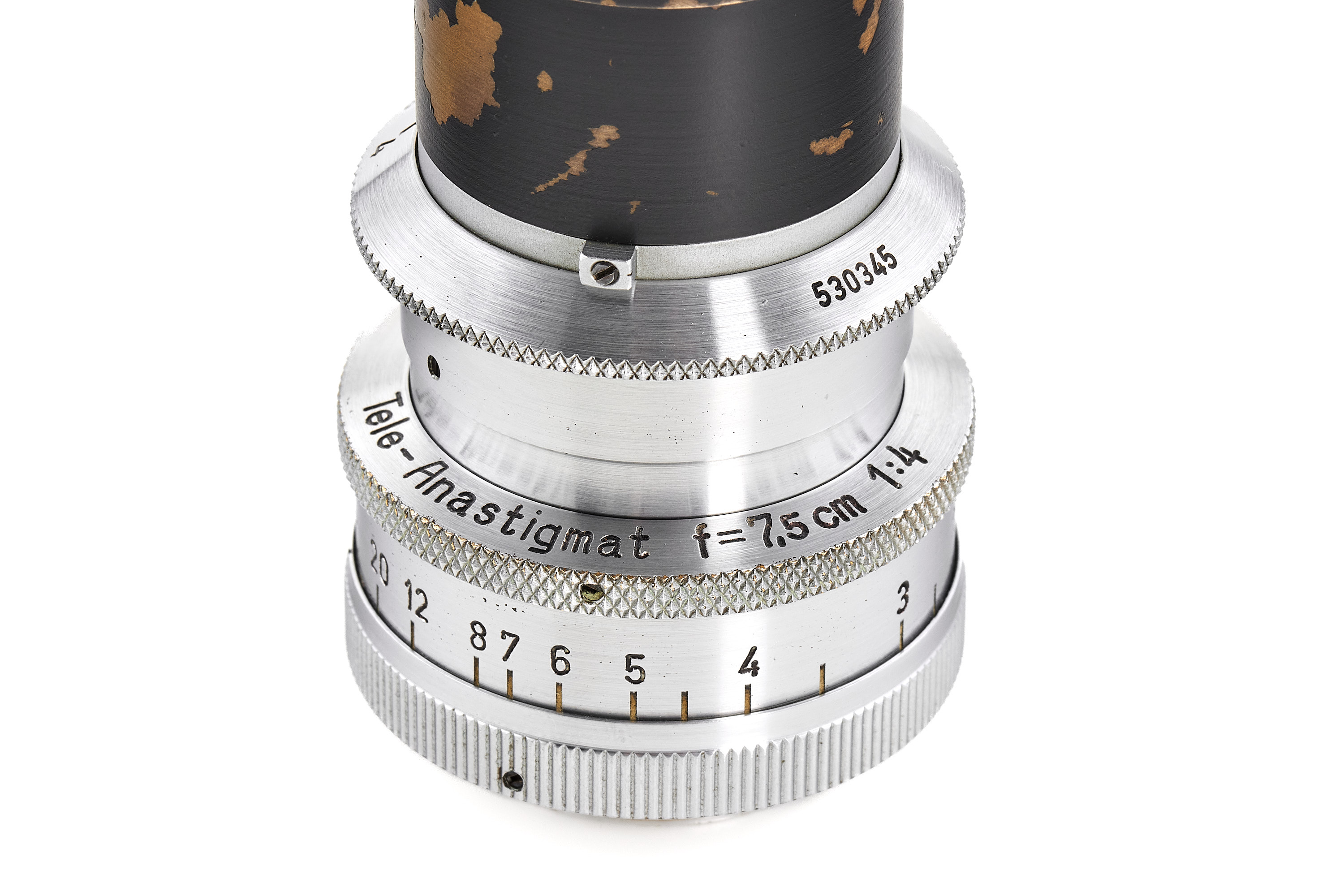 Leitz f. C-Mount Tele-Anastigmat 4/7.5cm black/chrome
