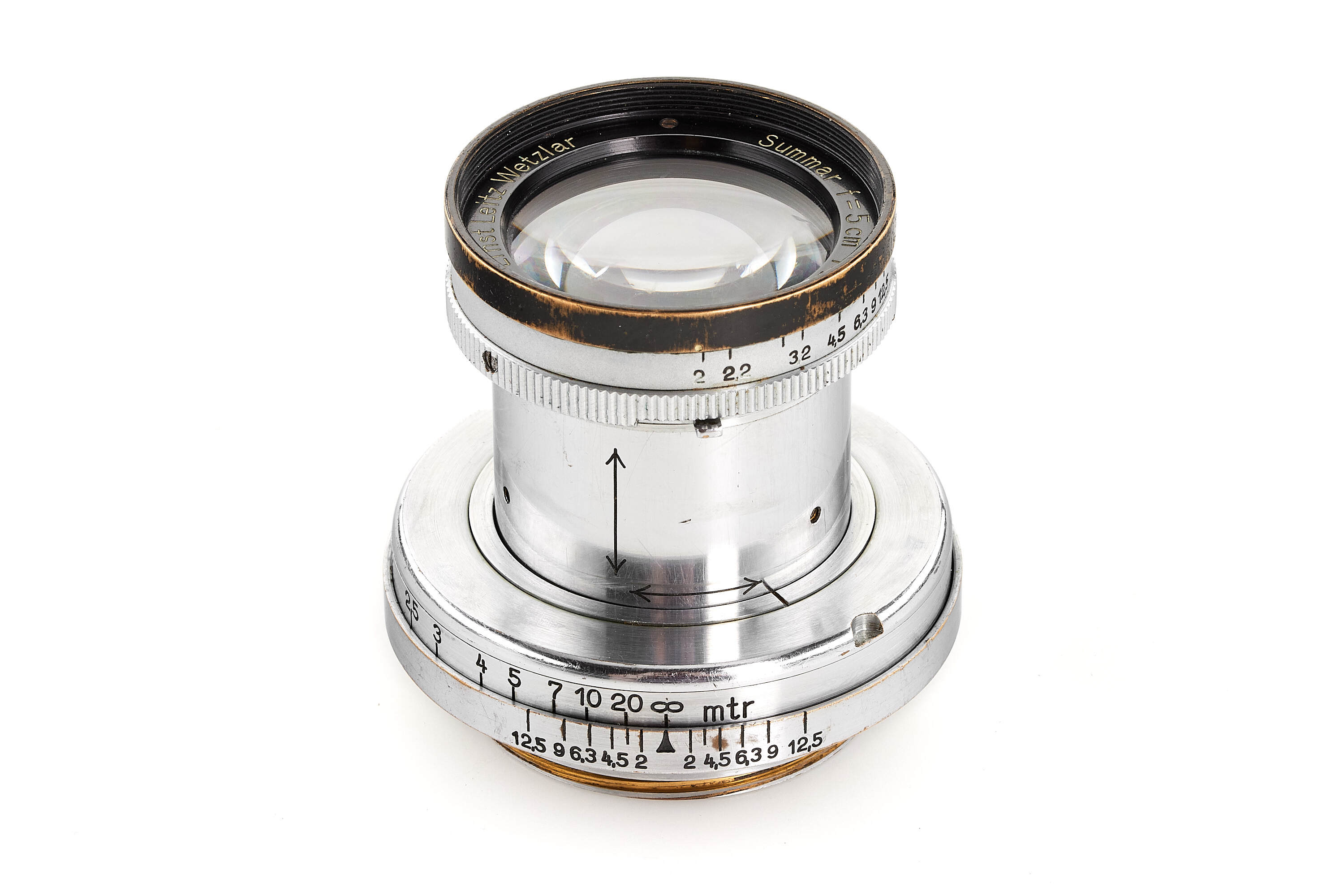 Summar 2/5cm chrome 'black rim' Summar 2/5cm chrome 'black rim'