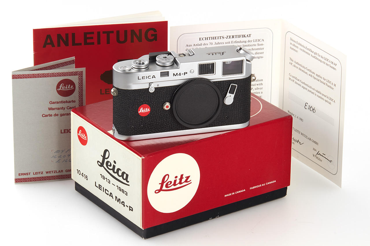 Leica M4-P Rangefinder Camera 1913-1983 70th Anniversary Ed
