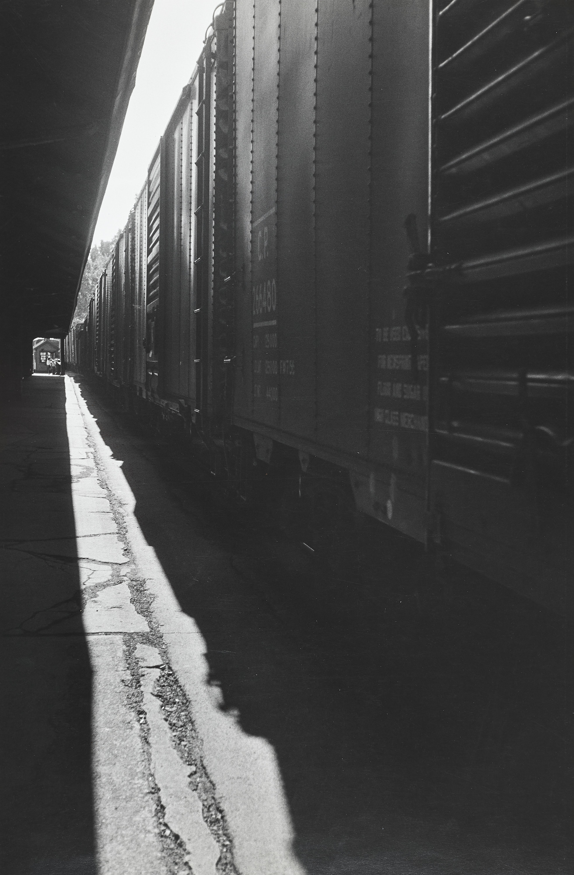 LOUIS STETTNER (1922–2016) - Saratoga Train Station, New York 1954