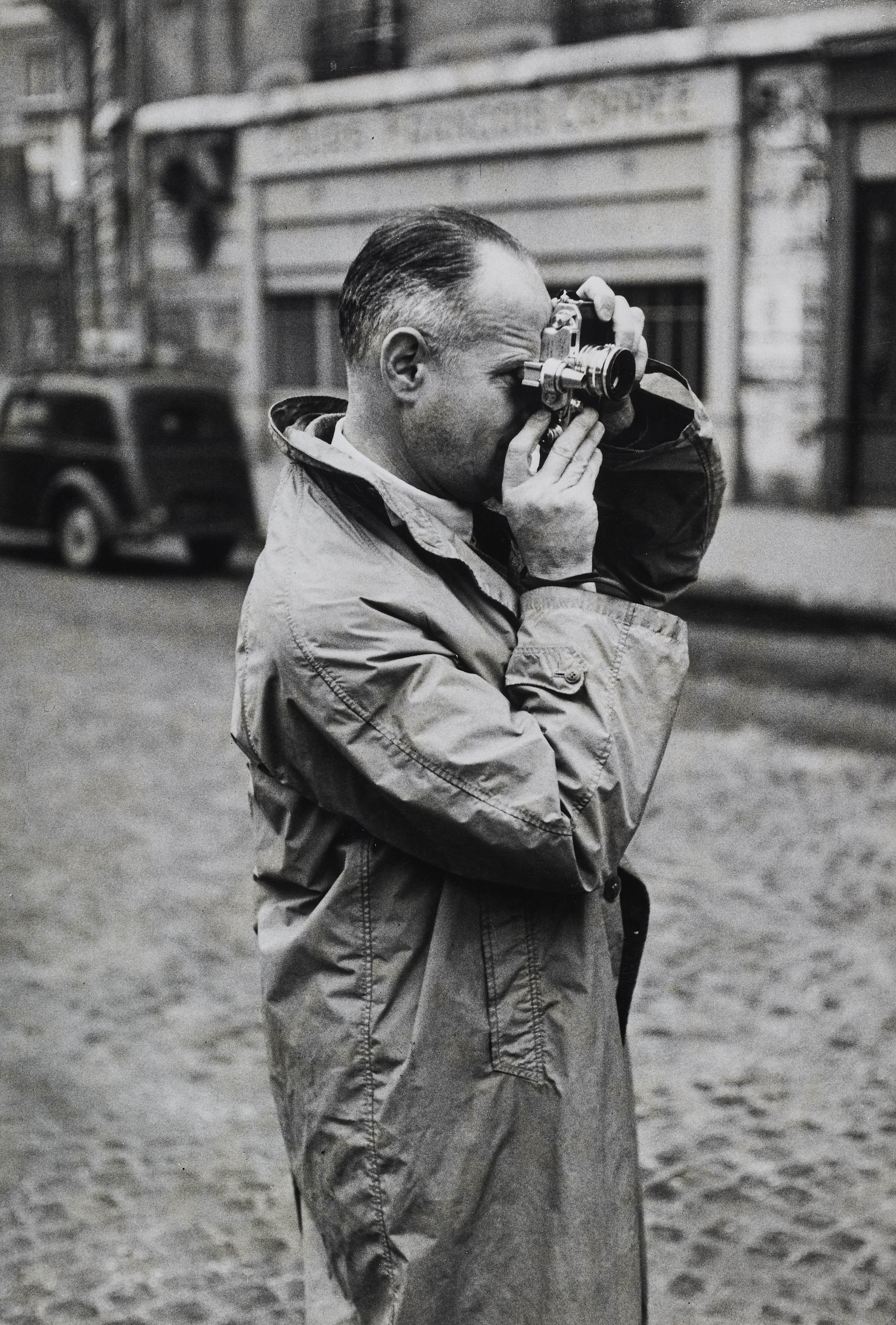 KRYN TACONIS (1918–1979) - Henri Cartier-Bresson with a Canon camera, Paris 1953*