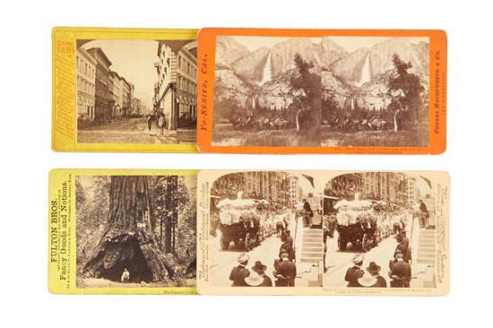 36 Stereographs of California