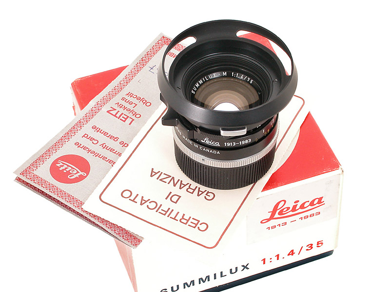 Summilux  1.4/35mm 1913-1983