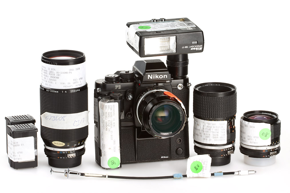 Nikon F3 HP 'NASA' Ausrüstung