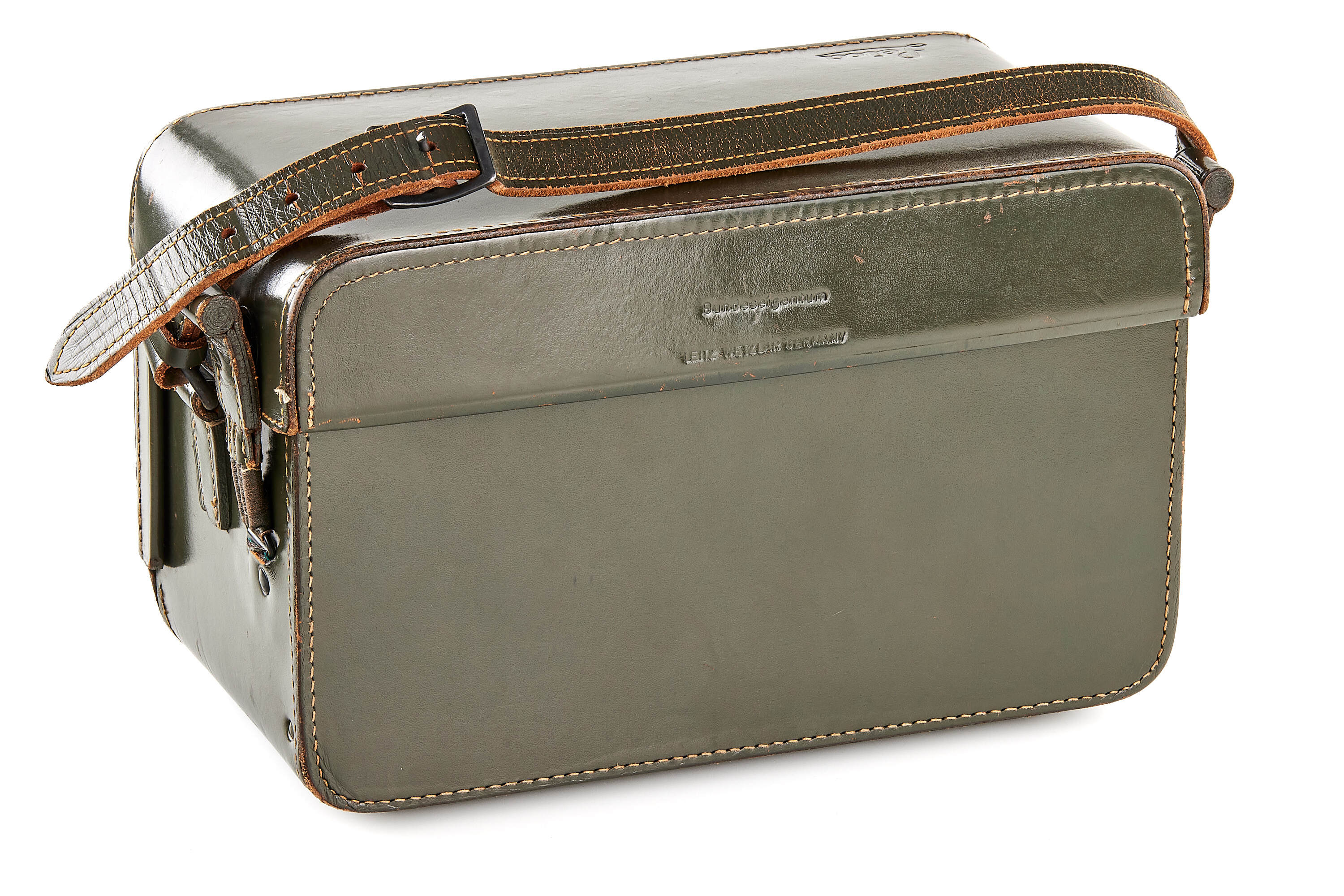 Leica Outfit Case for M3/M1 olive Bundeseigentum *