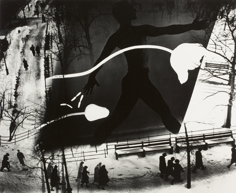 Spring on Madison Square,  Barbara Morgan (1900-1992)