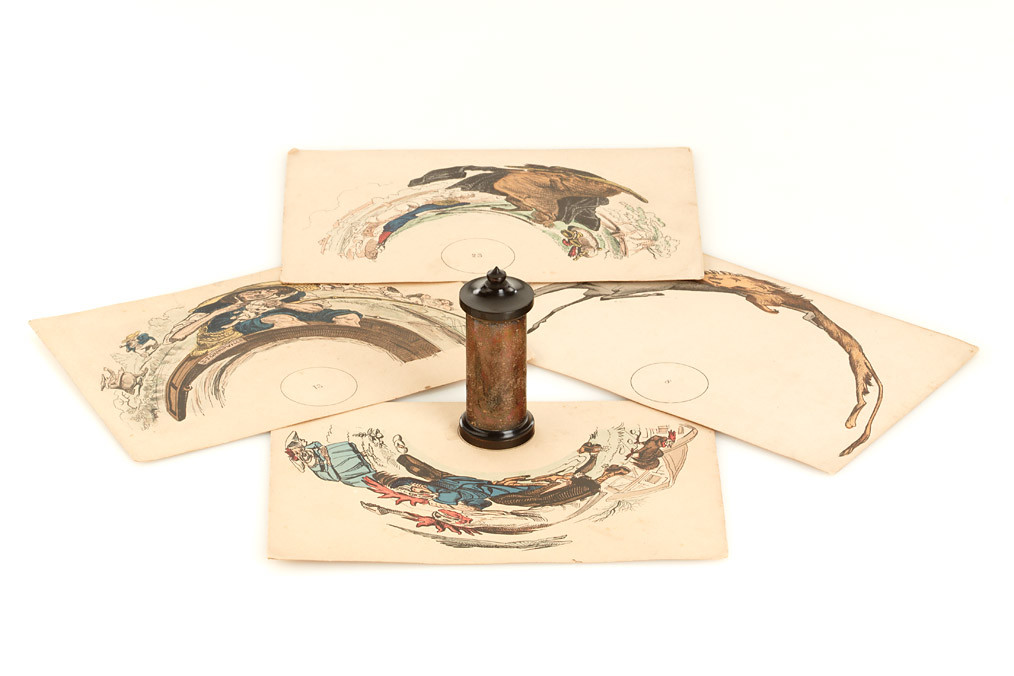 Three Anamorphic Pictures and an Anamorphoscope