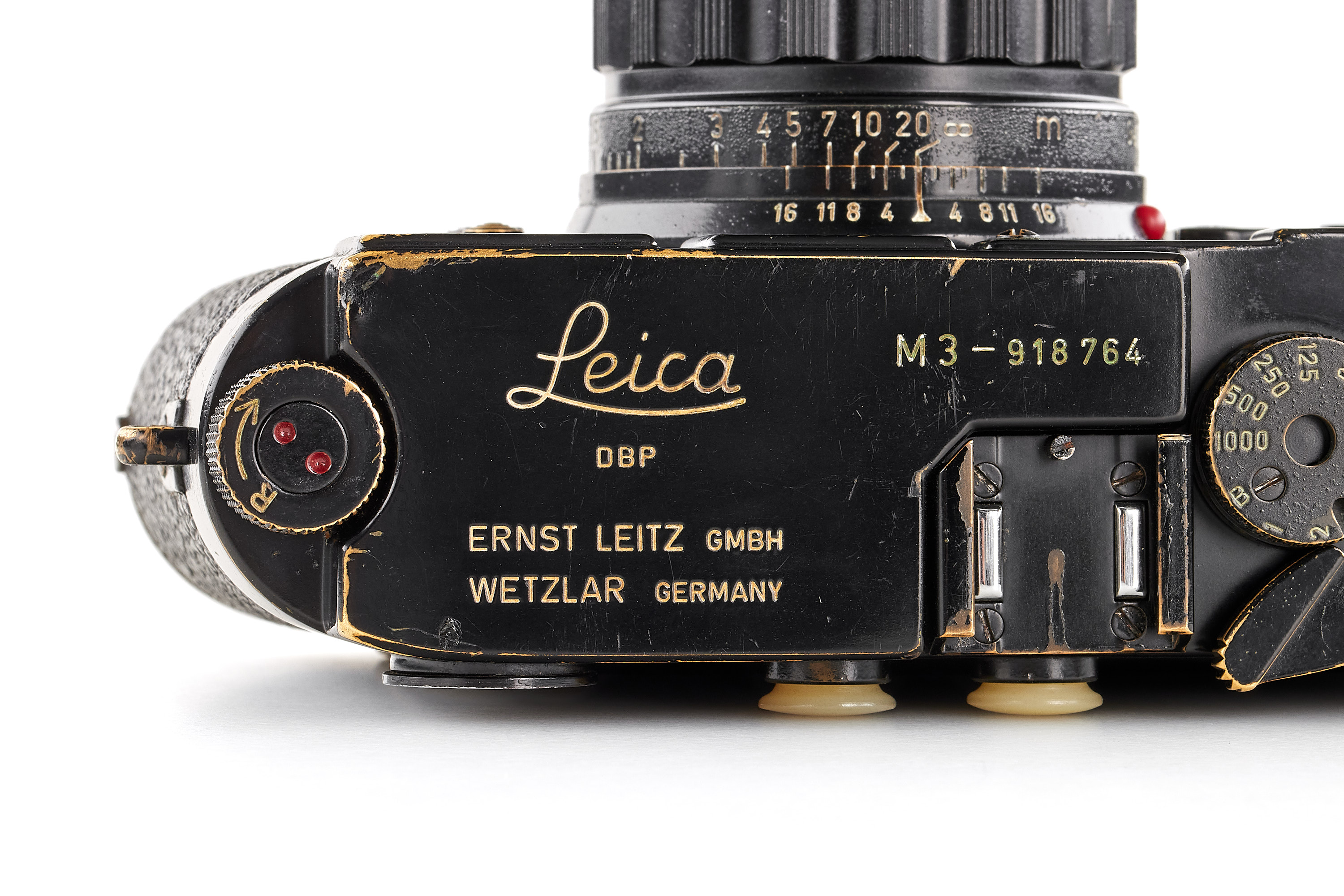 Leica M3 black paint Black Dial *