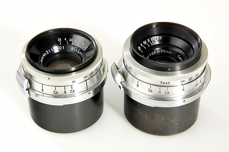 Carl Zeiss Jena  Biometar 2.8/35mm T (various) Carl Zeiss Jena  Biometar 2.8/35mm T (various)