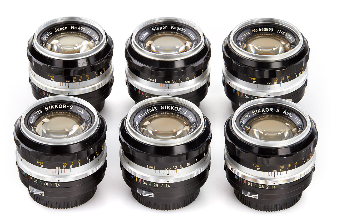 Nikon Nikkor-S Auto 1.4/50mm (various)