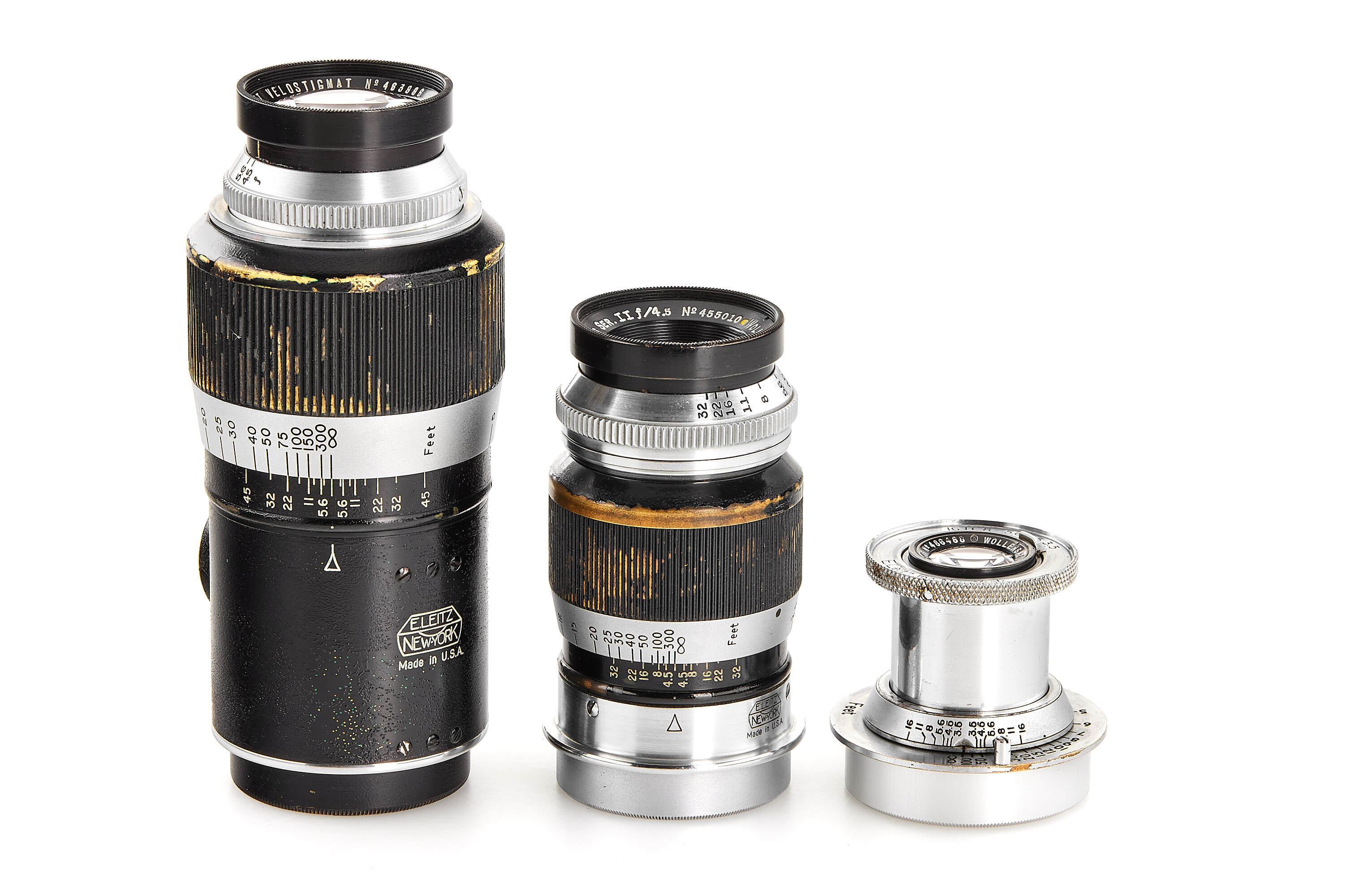 Wollensak Velostigmat Lenses set *