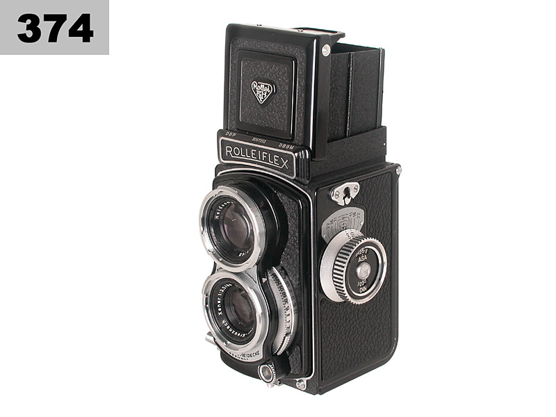 Rolleiflex  4x4cm post-war Black Baby