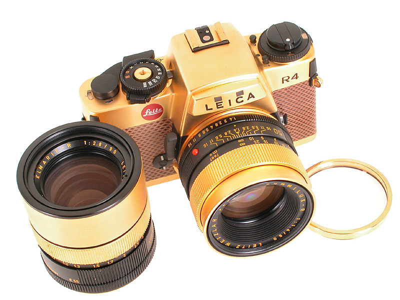 Leica  R4 Gold outfit