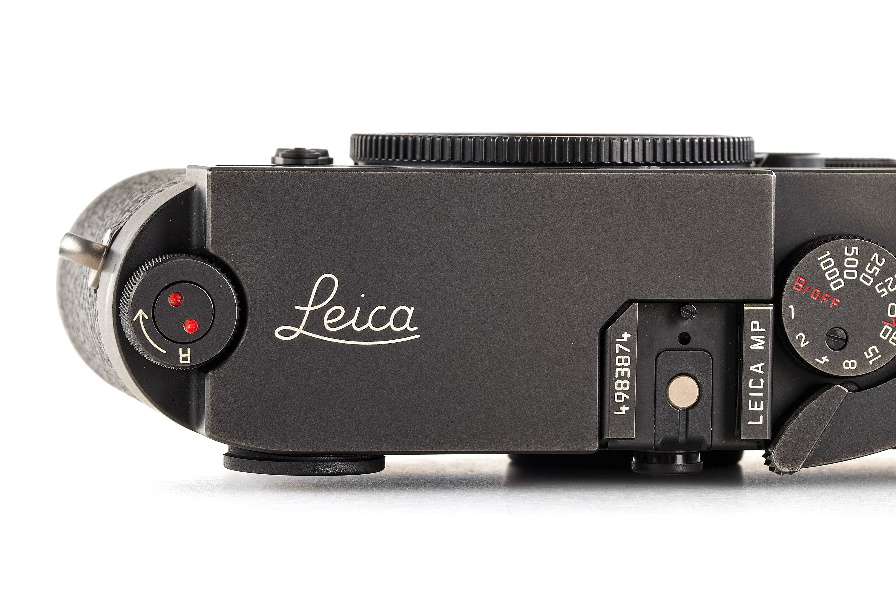 Leica MP 0.72 black anodised 'à la carte'