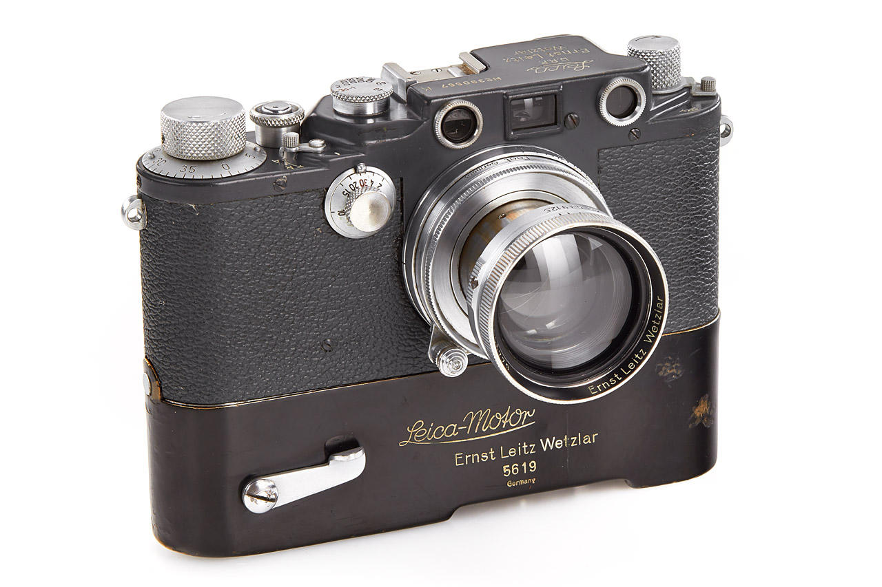 Leica IIIc K grey + Summitar 2/5cm + MOOLY black paint *