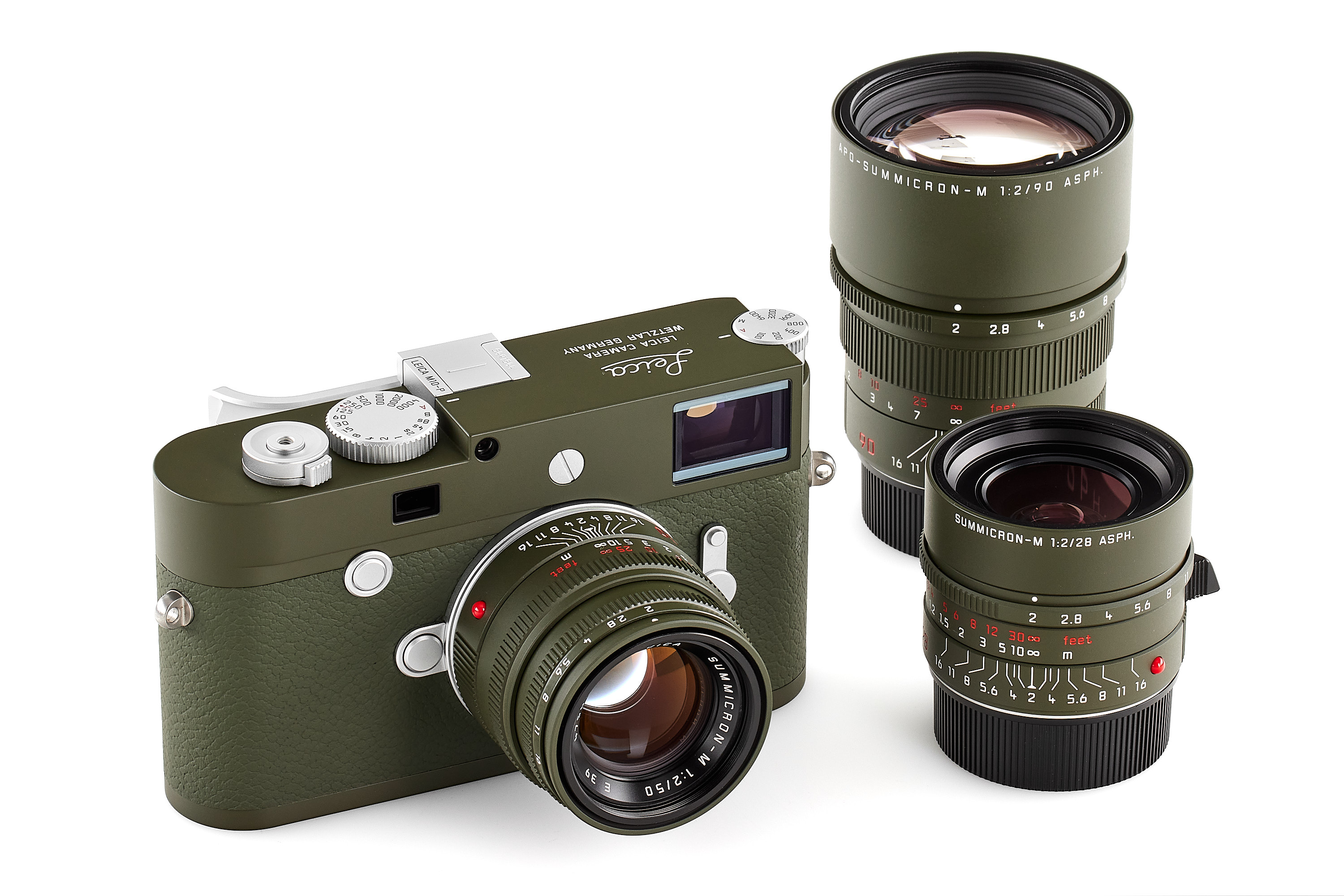 Leica M10-P ‘Safari’ Outfit with 28, 50 and 90mm Lenses *