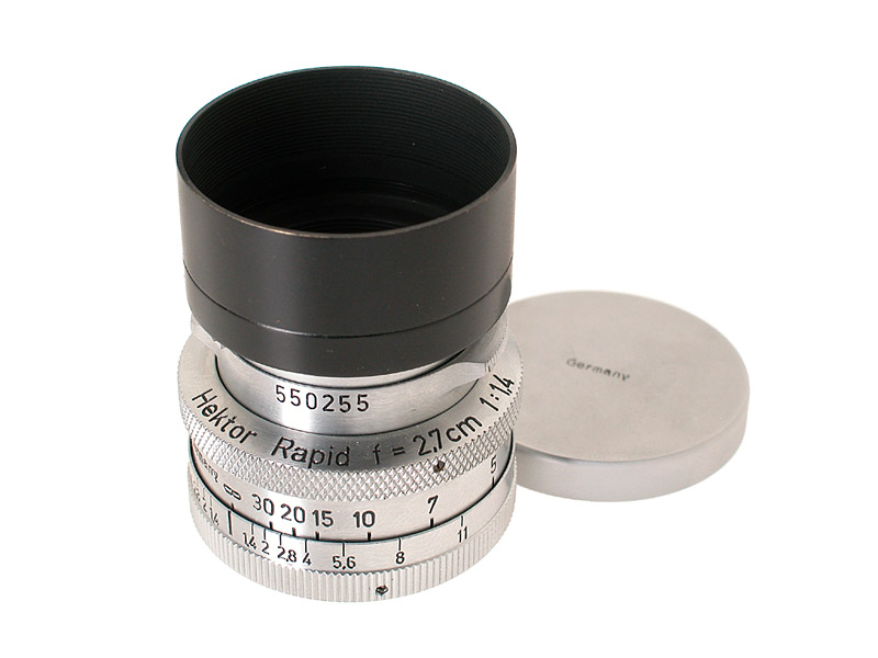 E.Leitz Wetzlar  2,7cm/1,4 Hektor Rapid E.Leitz Wetzlar  2,7cm/1,4 Hektor Rapid