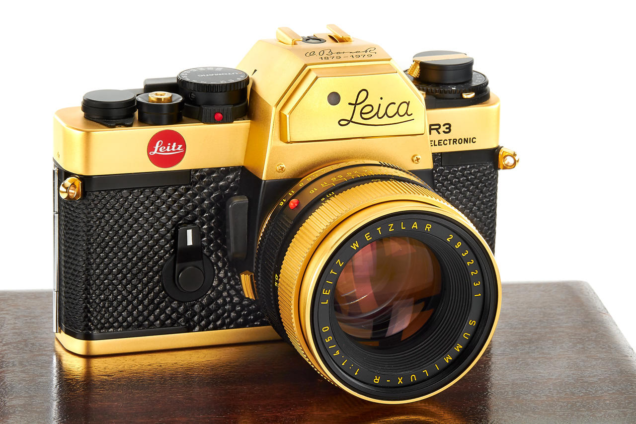 Leica R3 Gold 'Oskar Barnack' *