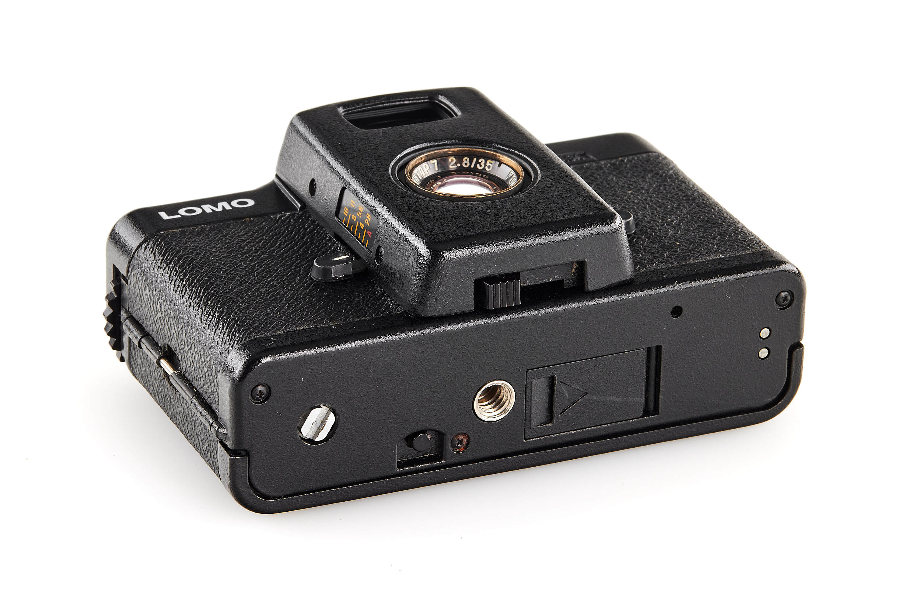 Lomo LC-A with GOI Minitar-7 2.8/35mm prototype