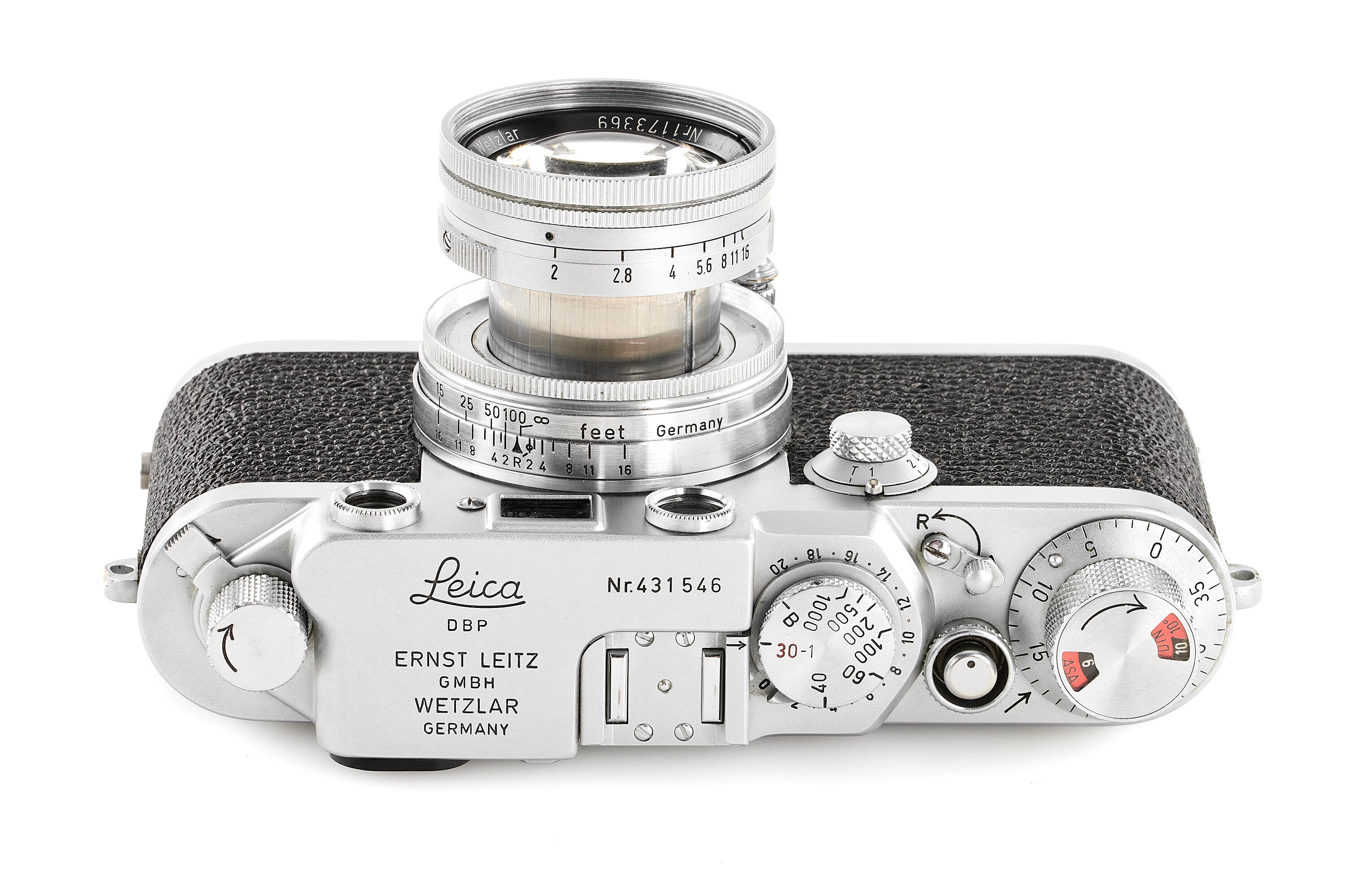 Leica IIIc/IIIf sync. 'Leitz-Eigentum' *