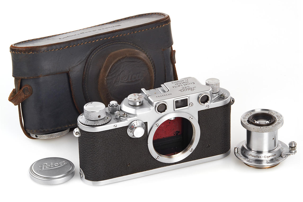 Leica IIIc chrome 'Luftwaffen-Eigentum' *