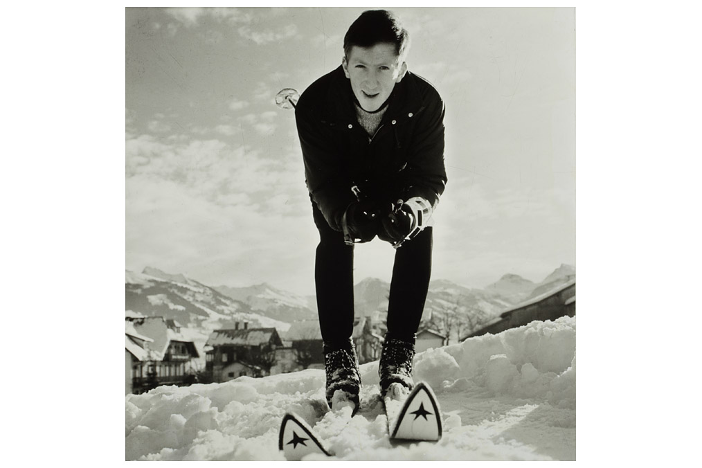 Jochen Rindt skiing, Christian Skrein (* 1945)