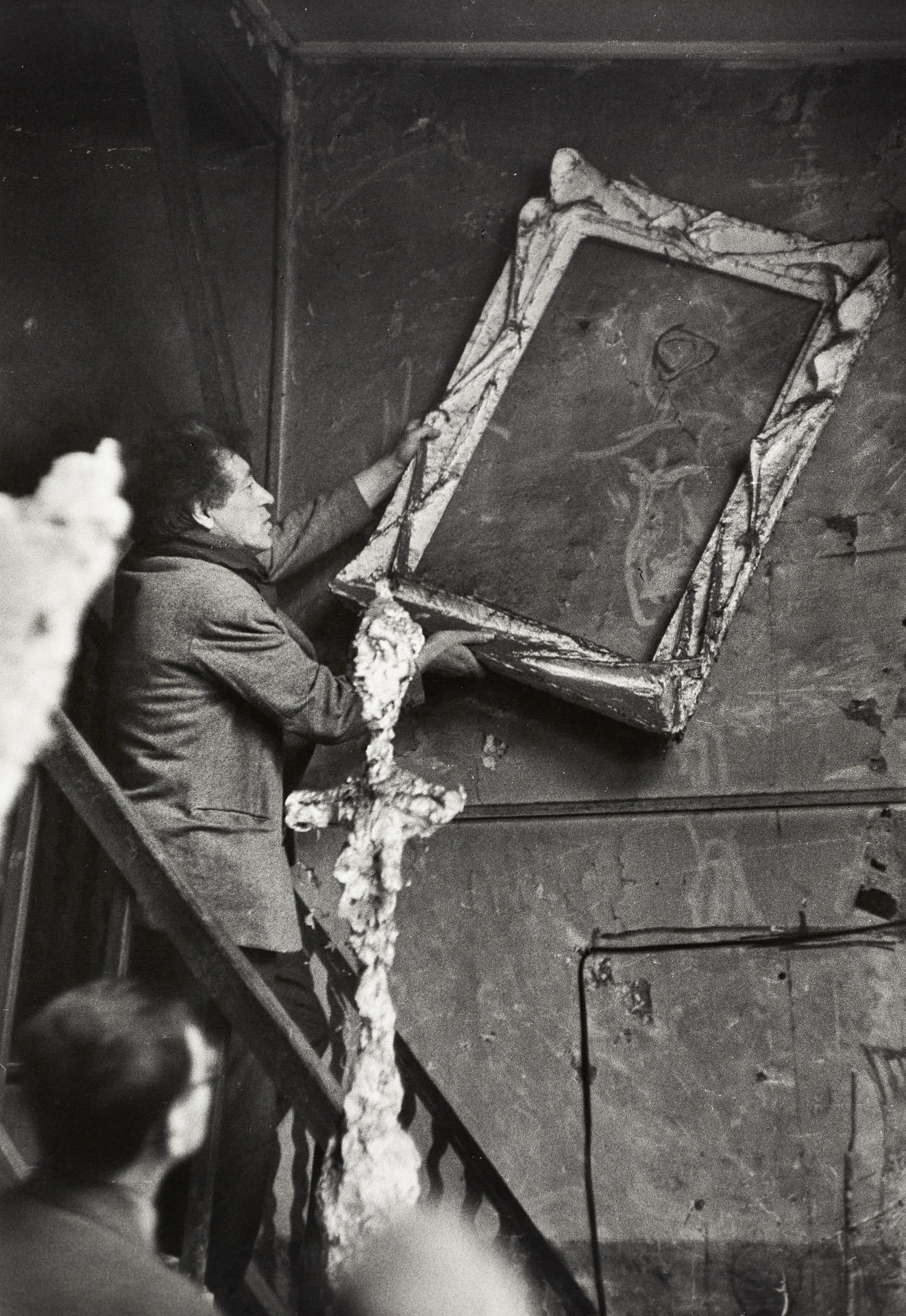 INGE MORATH (1923–2002) Alberto Giacometti in his studio, Paris 1958