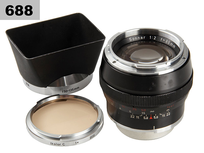 Carl Zeiss  Sonnar 2/85mm Black