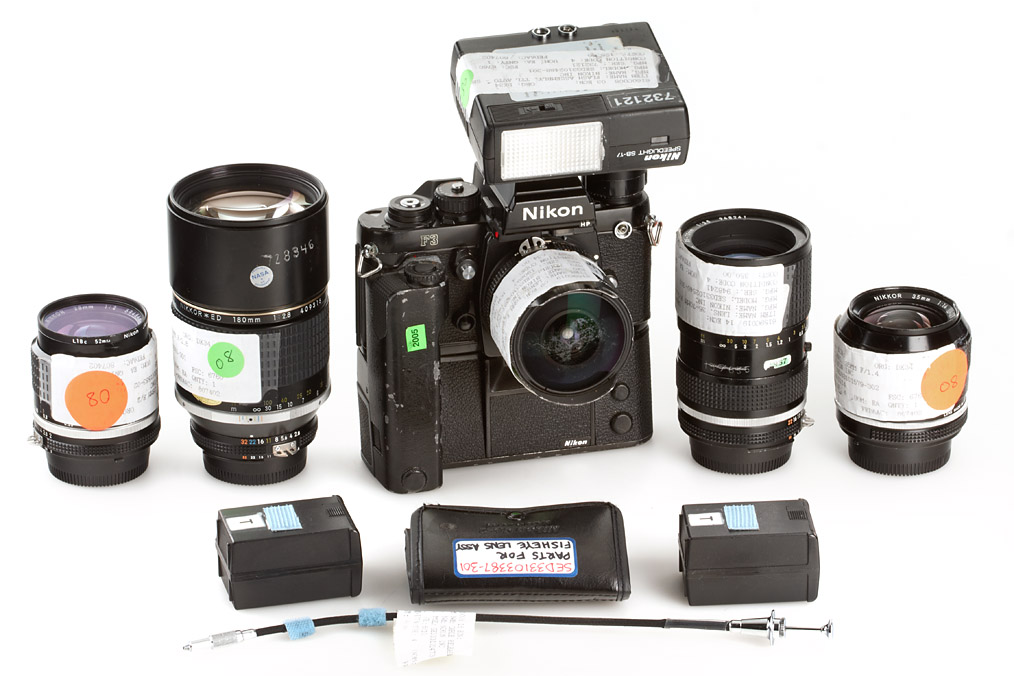 Nikon F3 HP 'NASA' Ausrüstung