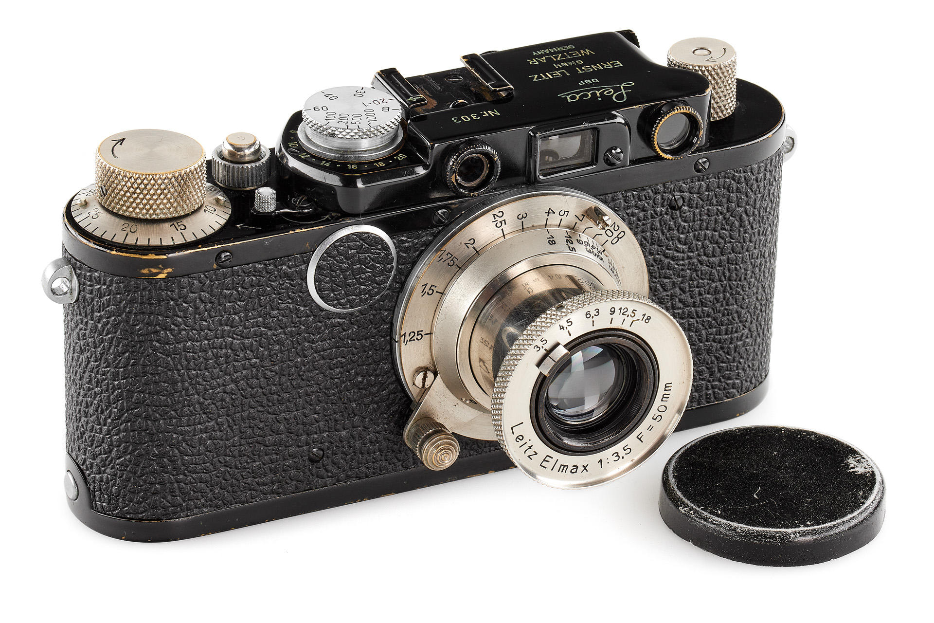 Leica IIa sync. no.303 with Elmax *