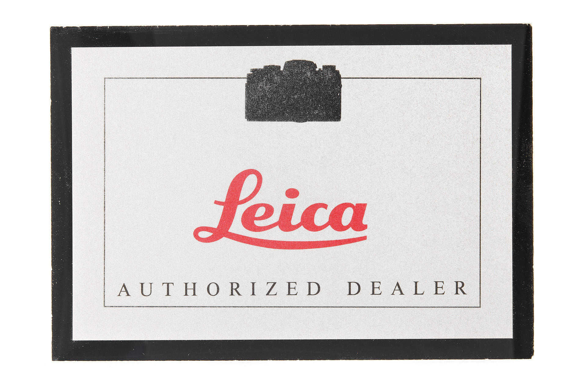 Leica Dealer Sign Leica Dealer Sign