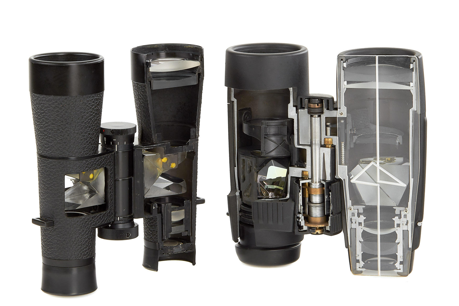 Leitz Trinovid cut-away models