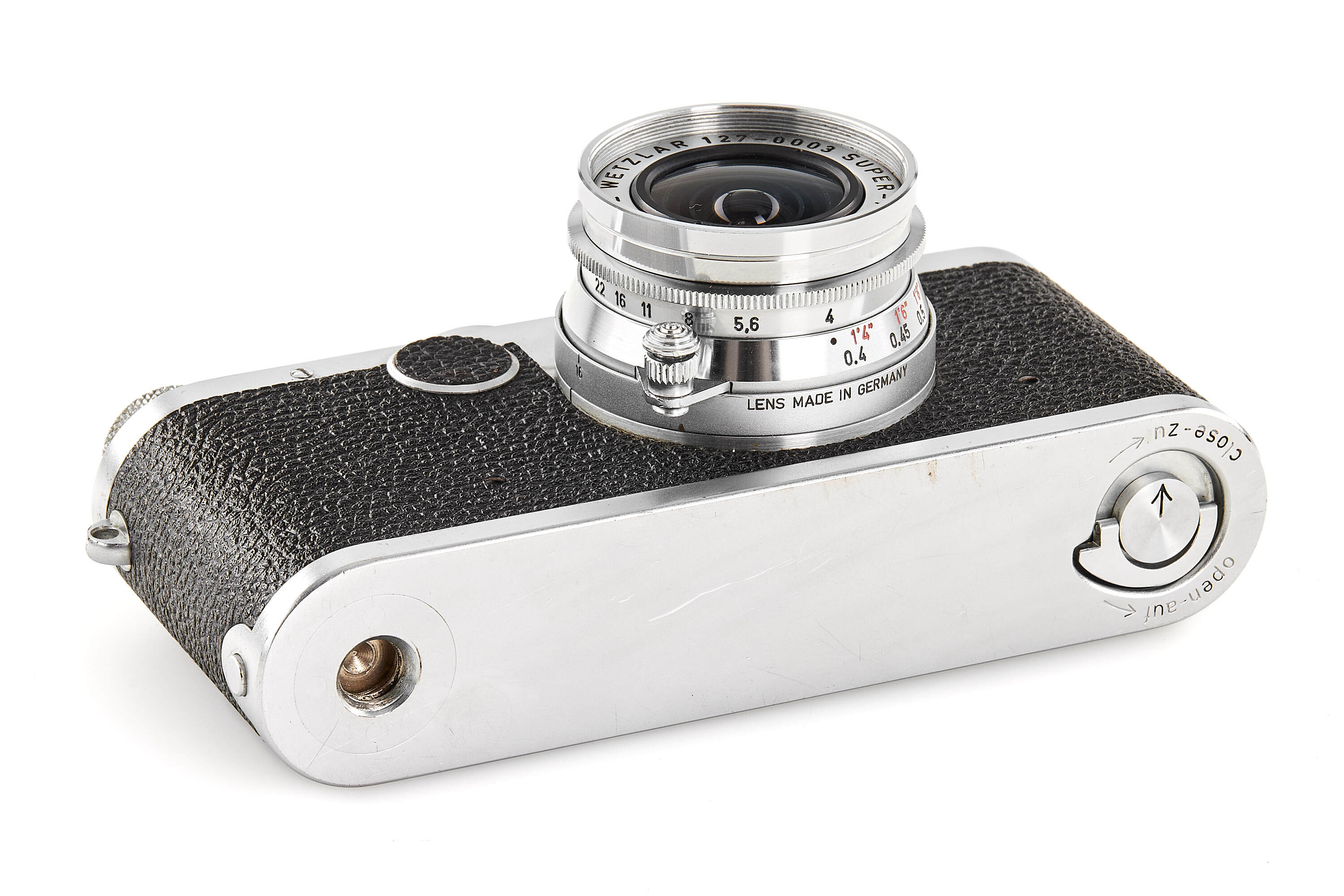 Leica Ic Betriebskamera with prototype Super-Angulon 4/21mm *
