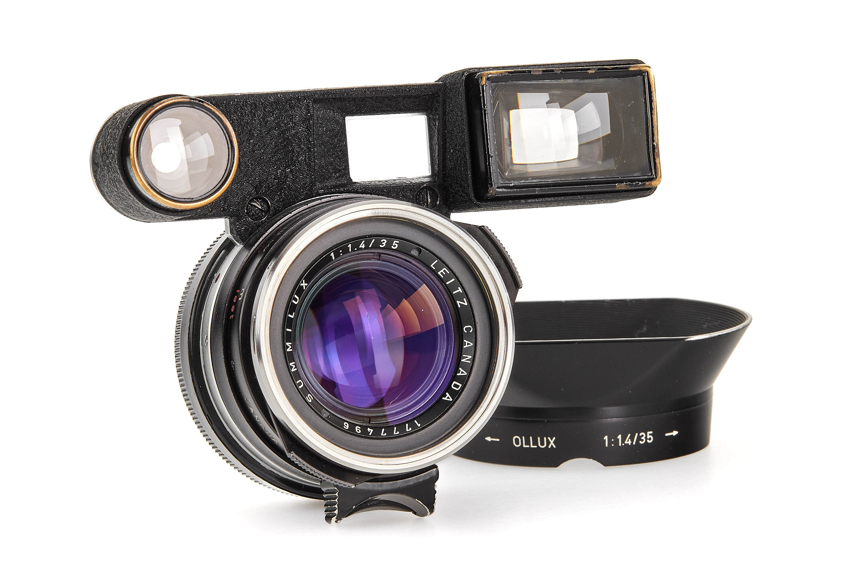 Summilux 1.4/35mm Steel Rim black paint M3