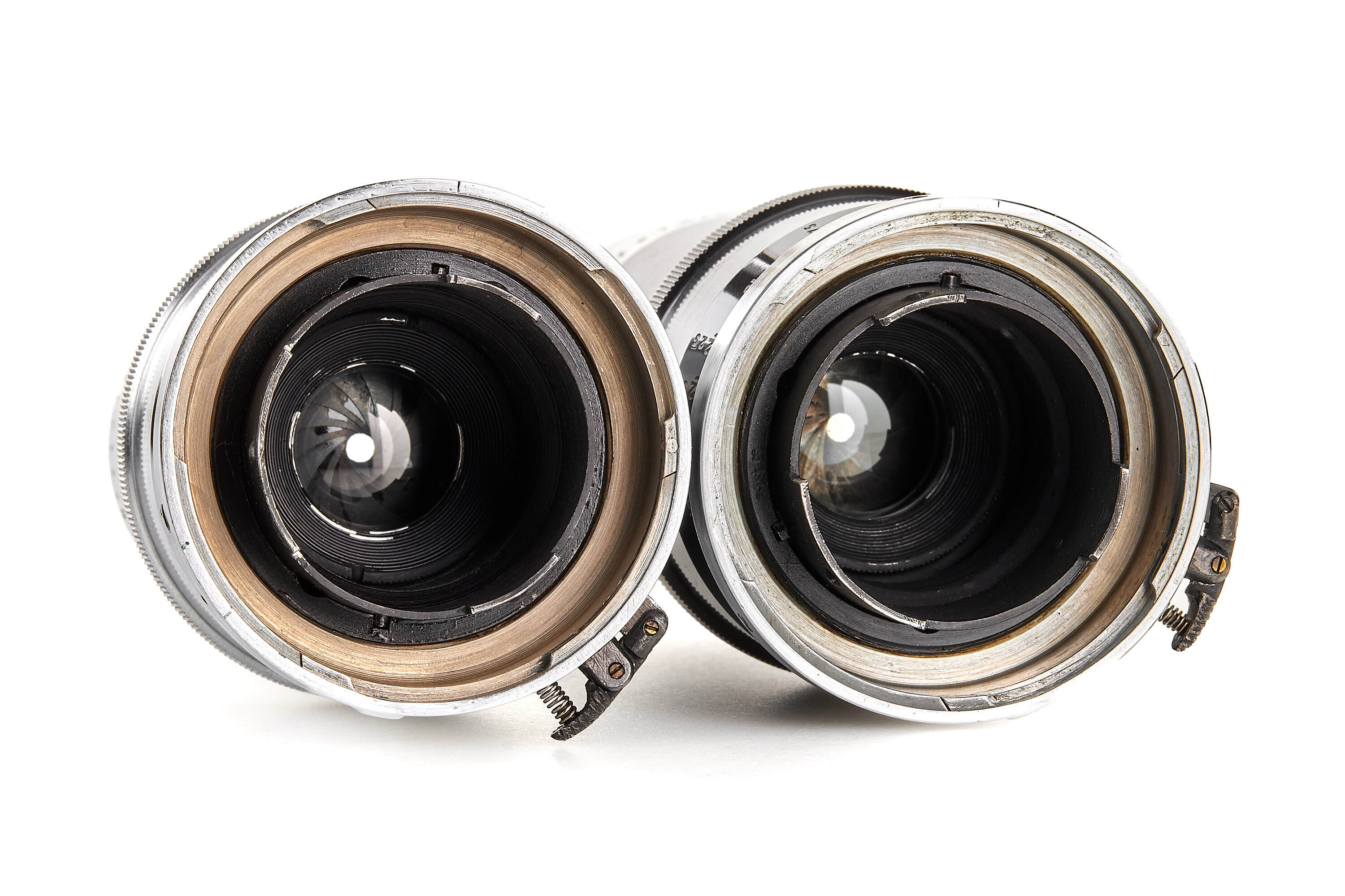 Som Berthiot f. Contax Tele Objectif 4.5/145mm Consecutive Pair