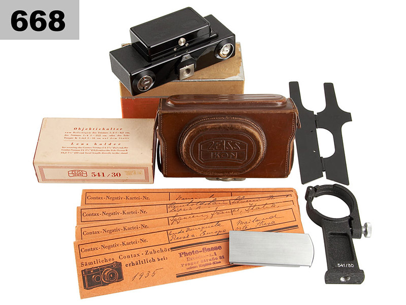 Zeiss Ikon  Contax Accessories (various)