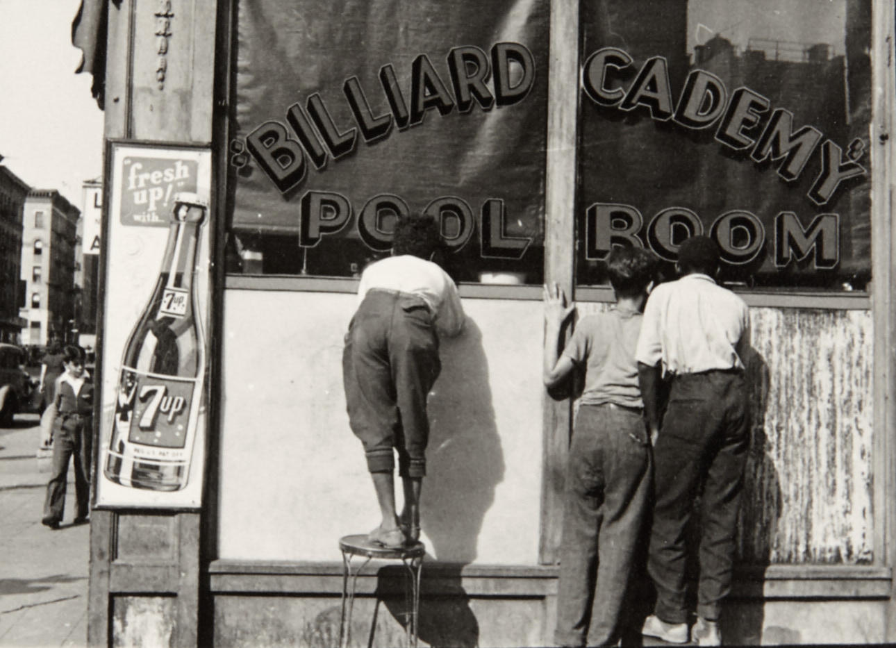 ** HELEN LEVITT (1913–2009) Billiard Academy, New York c. 1929
